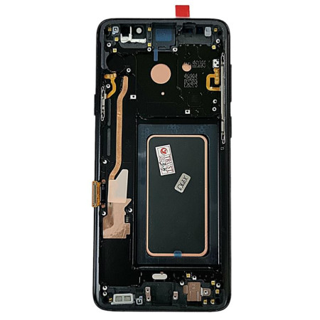 Дисплей с сенсорным экраном (модуль) Samsung G965 Galaxy S9 Plus, с рамкой, черный, оригинал