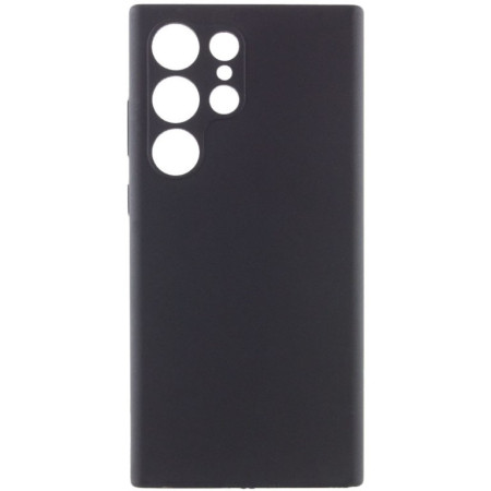 Чехол-силикон Cover Lakshmi Full Camera Samsung Galaxy S23 Ultra (Черный / Black) (Класс А)