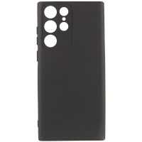 Чохол-силікон Getman Liquid Silk Full Camera Samsung Galaxy S23 Ultra (Чорний / Black)