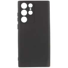 Чехол-силикон Getman Liquid Silk Full Camera Samsung Galaxy S23 Ultra (Черный / Black) (Класс B)