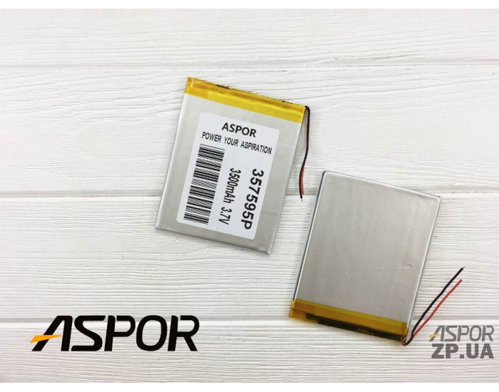 Аккумулятор универсальный внутренний, 3,5*75*95мм 3500 mAh