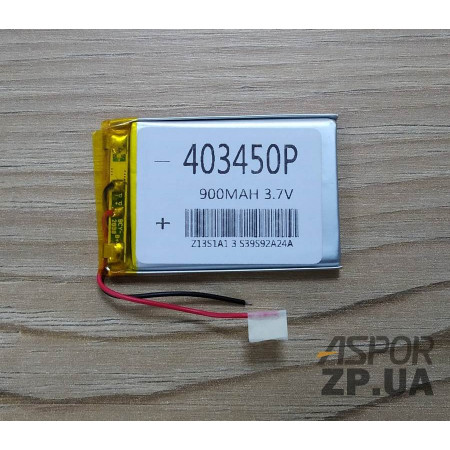 Аккумулятор универсальный внутренний, 4*34*50мм 900 mAh (Класс B)