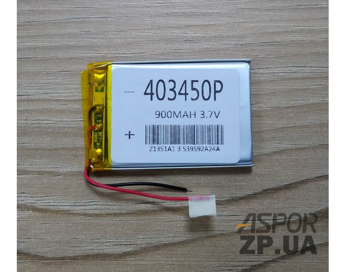 Аккумулятор универсальный внутренний, 4*34*50мм 900 mAh