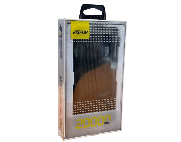 Портативная батарея Aspor A399 PD 20000mAh (QC3.0 / 74Wh) черный