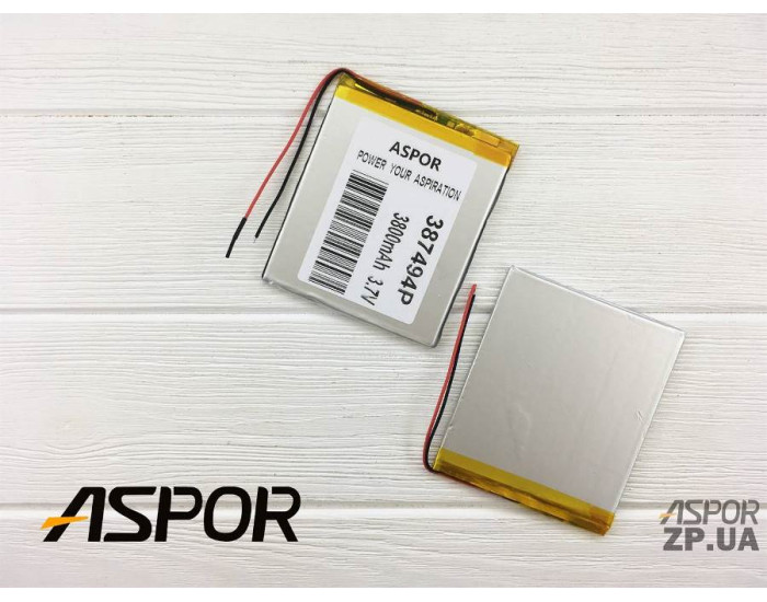 Аккумулятор универсальный внутренний, 4*74*94мм 3800 mAh
