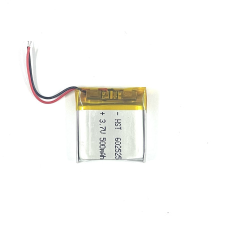 Аккумулятор универсальный внутренний, 6*25*25 500mAh