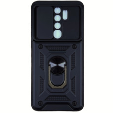 Чехол-Ударопрочный Camshield Serge Ring Xiaomi Redmi Note 8 Pro, Черный (Класс B)