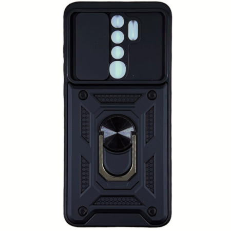 Чехол-Ударопрочный Camshield Serge Ring Xiaomi Redmi Note 8 Pro, Черный (Класс А)