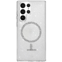 Чохол-силікон Sparkle with MagSafe Samsung S25 Ultra, Прозорий