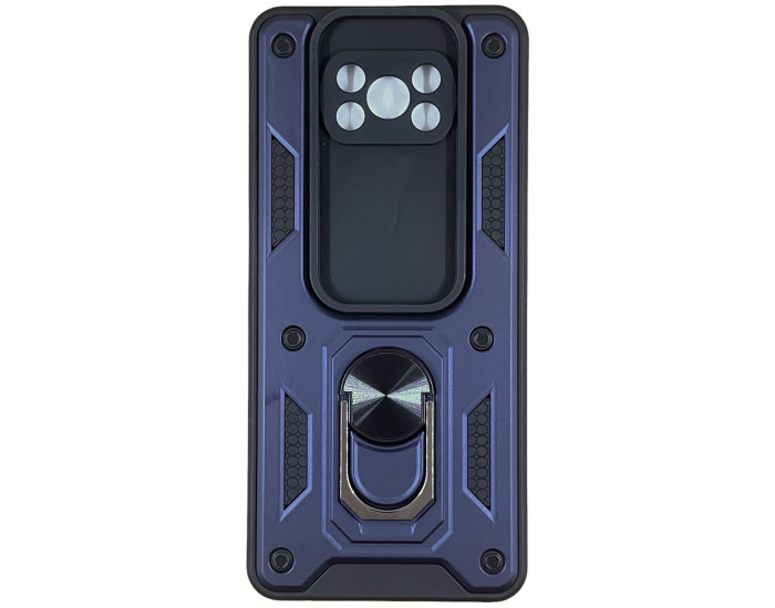 Чохол-Ударостійкий Camshield Serge Ring Xiaomi Poco X3 NFC / Poco X3 Pro, синій