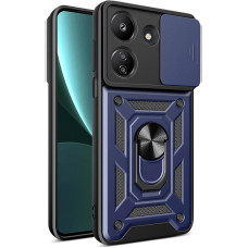 Чехол-Ударопрочный Camshield Serge Ring Xiaomi Redmi 13C / Poco C65, Синий