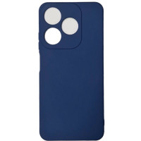 Чехол-силикон Full Camera Soft Matte Case Tecno Spark 10c 2023 темно-синий