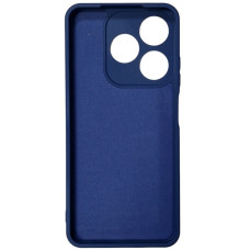 Чохол-силікон Full Camera Soft Matte Case Tecno Spark 10c 2023 Темно-синій