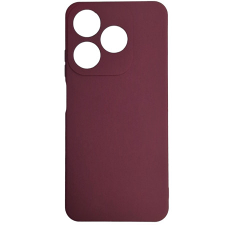 Чехол-силикон Full Camera Soft Matte Case Tecno Spark 10c 2023 Марсала
