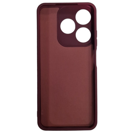 Чехол-силикон Full Camera Soft Matte Case Tecno Spark 10c 2023 Марсала