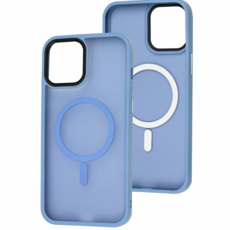 Чехол-силикон Matte Color with Magsafe для iPhone 14 Pro Сиреневый