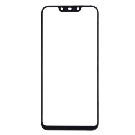 Стекло фронтальное с OCA-пленкой Huawei P Smart Plus / Mate 20 Lite / Nova 3i, чорное (Класс B)