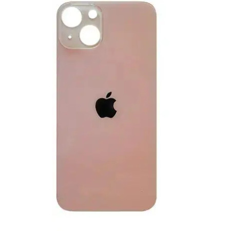 Задняя панель корпуса для iPhone 13, розовая,  (Big Hole) (Класс А)