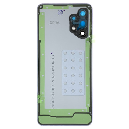 Задняя панель корпуса для Samsung A325 Galaxy A32, фиолетовая со стеклом камеры (Класс А)