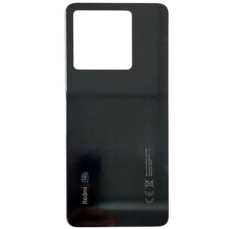 Задняя панель корпуса Xiaomi Redmi Note 13 Pro 5G, Black (Класс B)