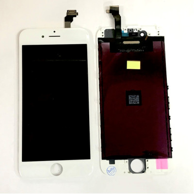 Дисплей з сенсорним екраном (модуль) iPhone 6G, білий, переклеювання