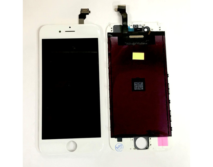Дисплей з сенсорним екраном (модуль) iPhone 6G, білий, переклеювання