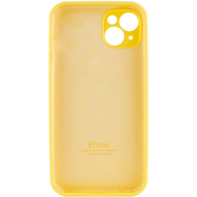 Чехол-силикон оригинал Full Camera Soft Matte iPhone 14 Plus Yellow