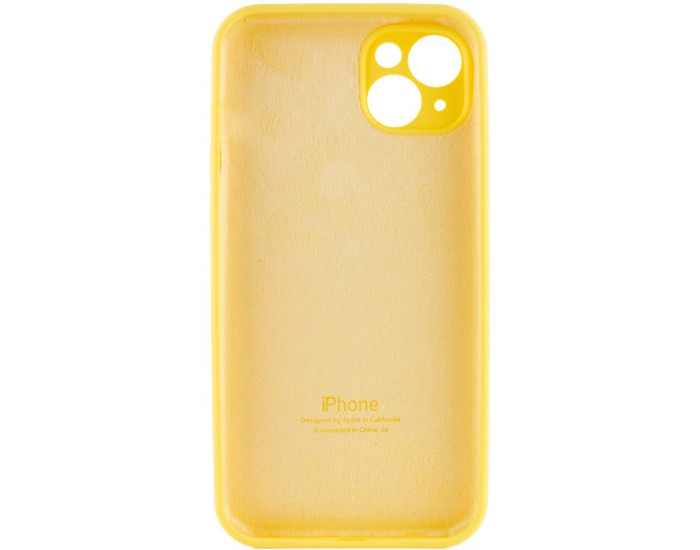 Чехол-силикон оригинал Full Camera Soft Matte iPhone 14 Plus, Yellow