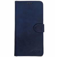 Чехол-книга Leather Folio New Xiaomi Redmi Note 13 4G, синий