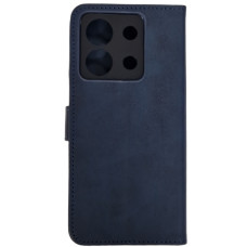 Чохол-книга Leather Folio New Xiaomi Redmi Note 13 4G, синій