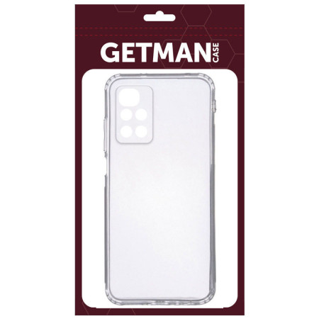Чехол-силикон Getman 1,0 mm Xiaomi Poco M4 5G / Redmi 10 5G, Прозрачный (Класс C)