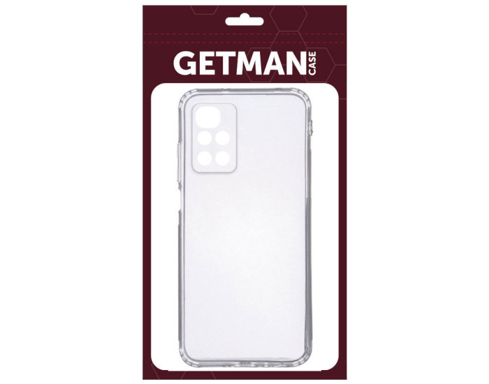 Чехол-силикон Getman 1,0 mm Xiaomi Poco M4 5G / Redmi 10 5G, Прозрачный
