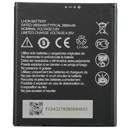 Аккумулятор ZTE Blade A5 2019/A3 2020 (Li3826T43P4h695950 / Li3826T43P4H705949) 2650mAh (Класс C)