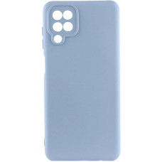 Чехол-силикон Getman Liquid Silk Full Camera Samsung Galaxy A12 / A125 / M12 Голубой