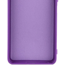 Чехол-силикон Getman Liquid Silk Full Camera Samsung Galaxy A12 / A125 / M12 (Фиолетовый /  Violet)