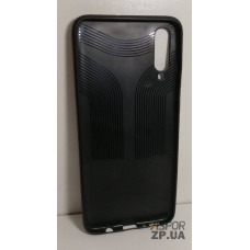 Чехол-силикон Fashion Leather Case Samsung A705 A70 Blue