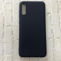 Чехол-накладка SMTT Soft Touch для Samsung A70/A705 (Синий)