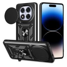 Чехол-Ударопрочный Camshield Serge Ring Xiaomi Redmi Note 14 Pro Plus Черный