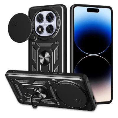 Чехол-Ударопрочный Camshield Serge Ring Xiaomi Redmi Note 14 Pro Plus Черный