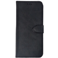 Чехол-книга Leather Folio New Xiaomi Redmi Note 12 4G (магнитная застежка) Black