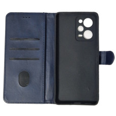 Чохол-книга Leather Folio New Xiaomi Redmi Note 12 Pro 5G / Poco X5 Pro 5G (магнітна застібка) синій