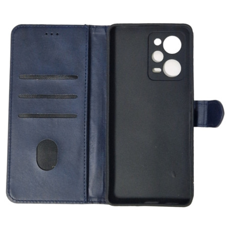 Чехол-книга Leather Folio New Xiaomi Redmi Note 12 Pro 5G / Poco X5 Pro 5G (магнитная застежка) синий