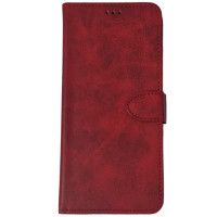 Чехол-книга Leather Folio New Xiaomi Redmi Note 12 Pro 5G / Poco X5 Pro 5G (магнитная застежка) - красный