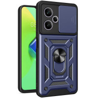 Чехол-Ударопрочный Camshield Serge Ring Xiaomi Redmi 13 4G/Poco M6 4G, Blue (Класс B)