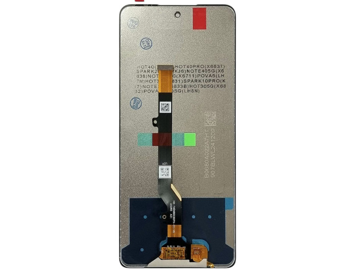 Дисплей с сенсорным экраном (модуль) Tecno Pova 6 Neo LI6, черный