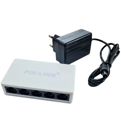 Комутатор локальної мережі (Switch) Pix-Link LV-SW05 5 Port