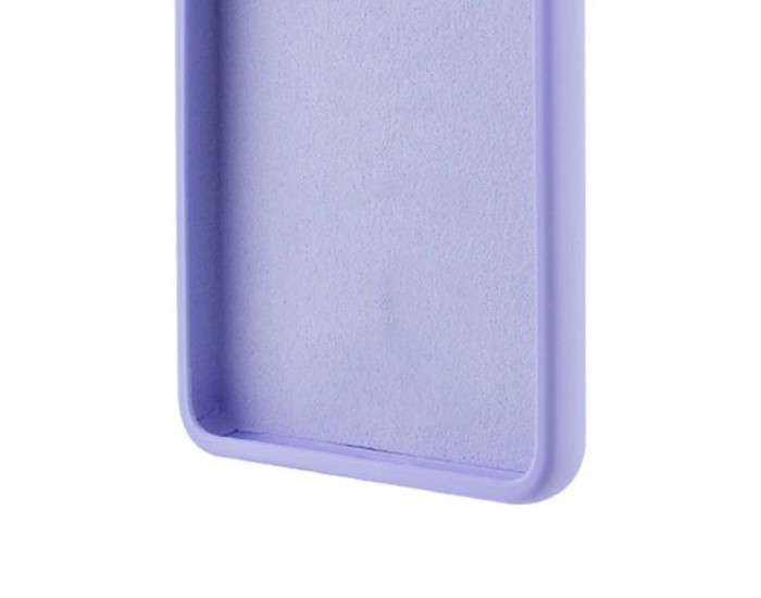 Чехол-силикон Getman Liquid Silk Full Camera Samsung Galaxy A71 сиреневый