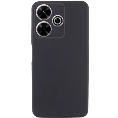 Чехол-силикон GETMAN Liquid Silk Full Camera Xiaomi Redmi 13 4G / Poco M6 4G, черный