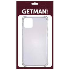 Чехол-силикон Getman Ease logo усиленные углы iPhone 13 Mini, прозрачный