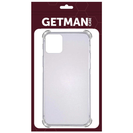 Чехол-силикон Getman Ease logo усиленные углы iPhone 13 Mini, прозрачный